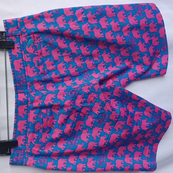 Tracy Negoshian elephant print shorts, Sz 10 - Picture 5 of 10